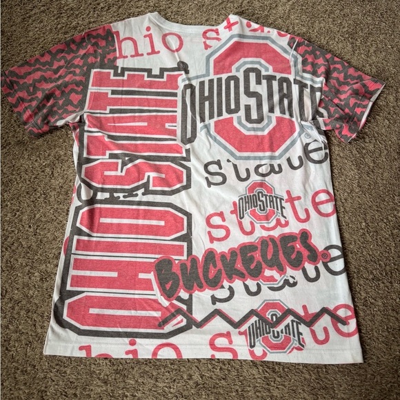 Ohio State Buckeyes Mitchell & Ness Vintage Look T Shirt Men Size Medium EUC - Picture 6 of 6